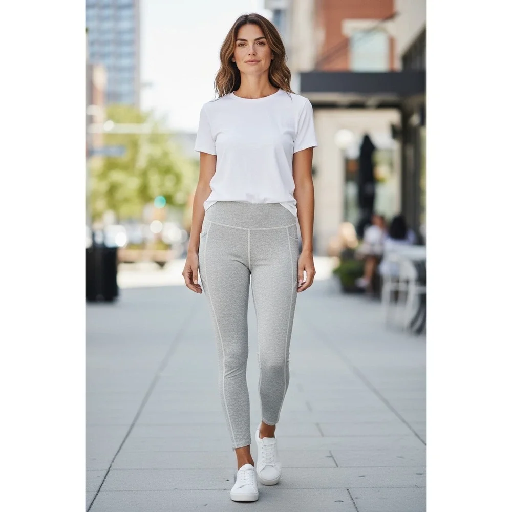 Outdoor Voices Women's Warmup Leggings Gray Athletic Gym Activewear Small NWOT‎